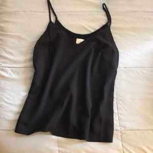 Black chiffon camisole